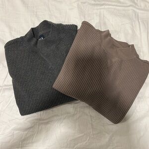 Gap waffle knit shirts bundle